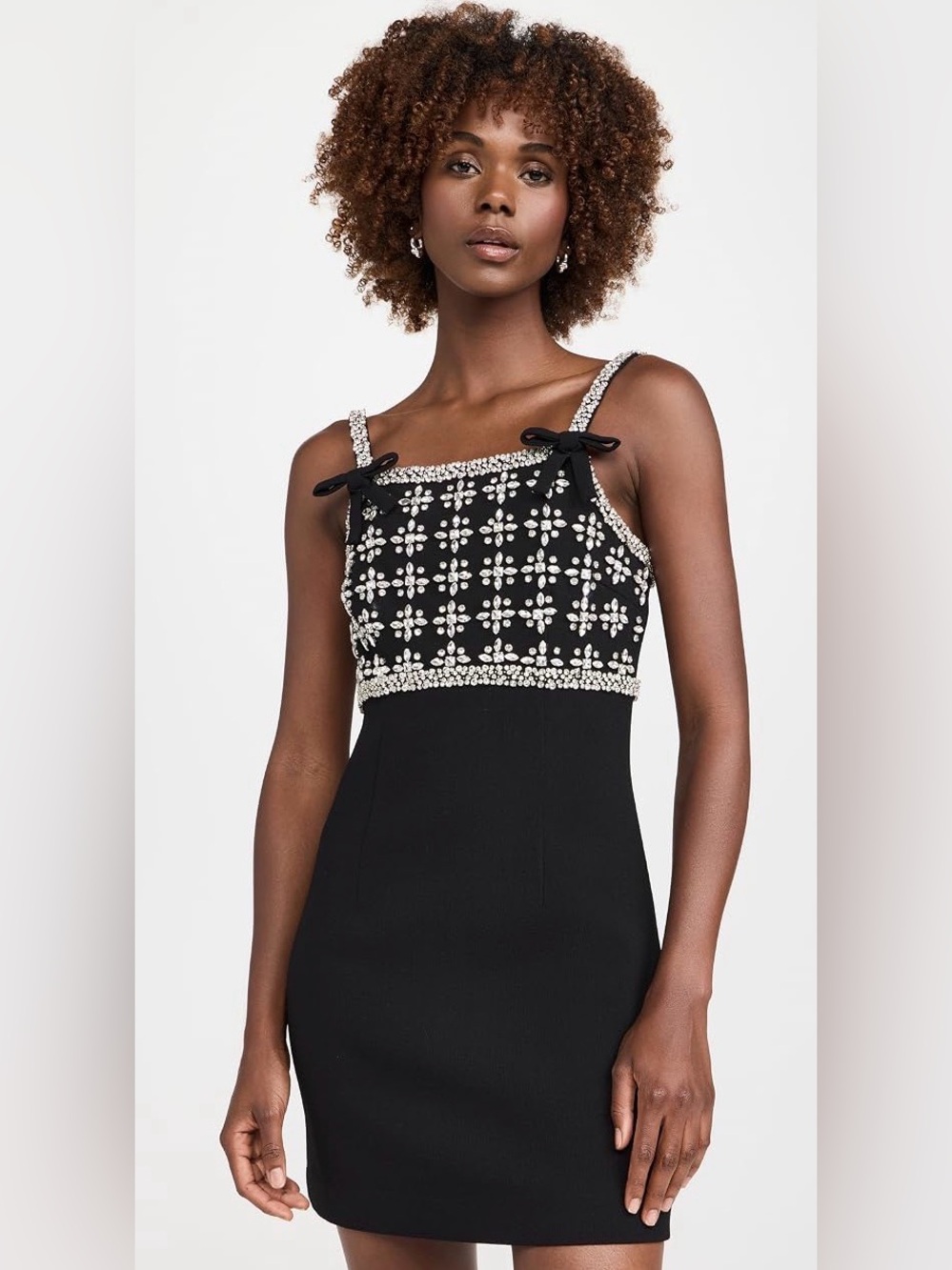 $1,050 MSRP | Rebecca Vallance - Rina Strap Mini Dress | Black | AU 8 / US 4